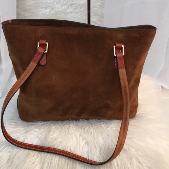 Dooney & Bourke Suede Shopper Bag - Picture 3 of 6